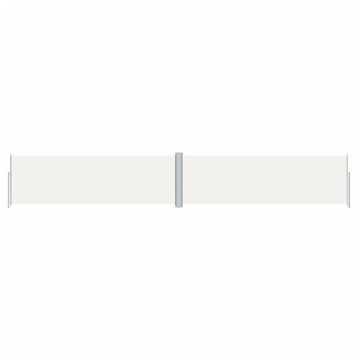 VIDAXL Auvent lateral retractable Creme 160x1000 cm