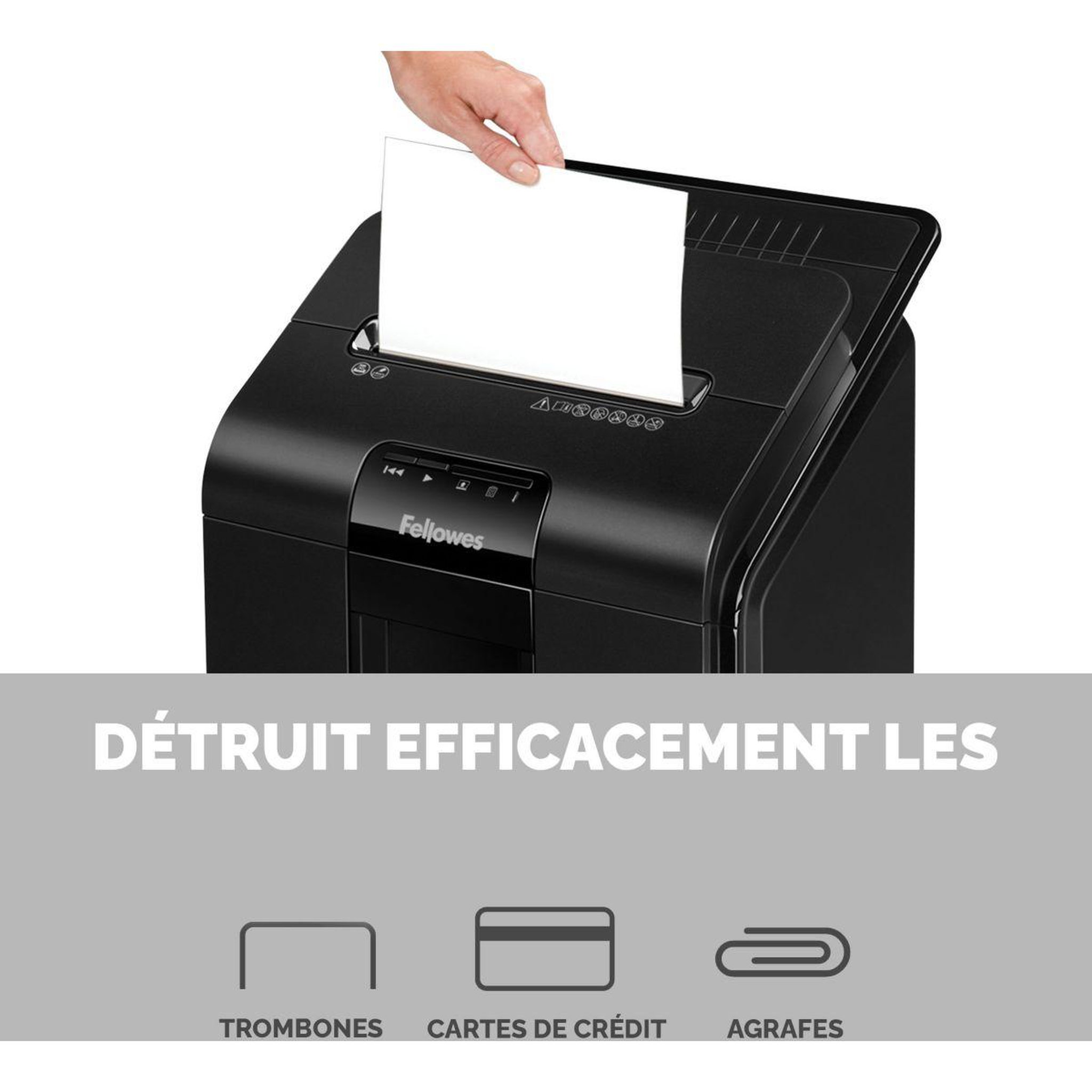 Voir la diapositive 4 : Fellowes Destructeur automax 100m