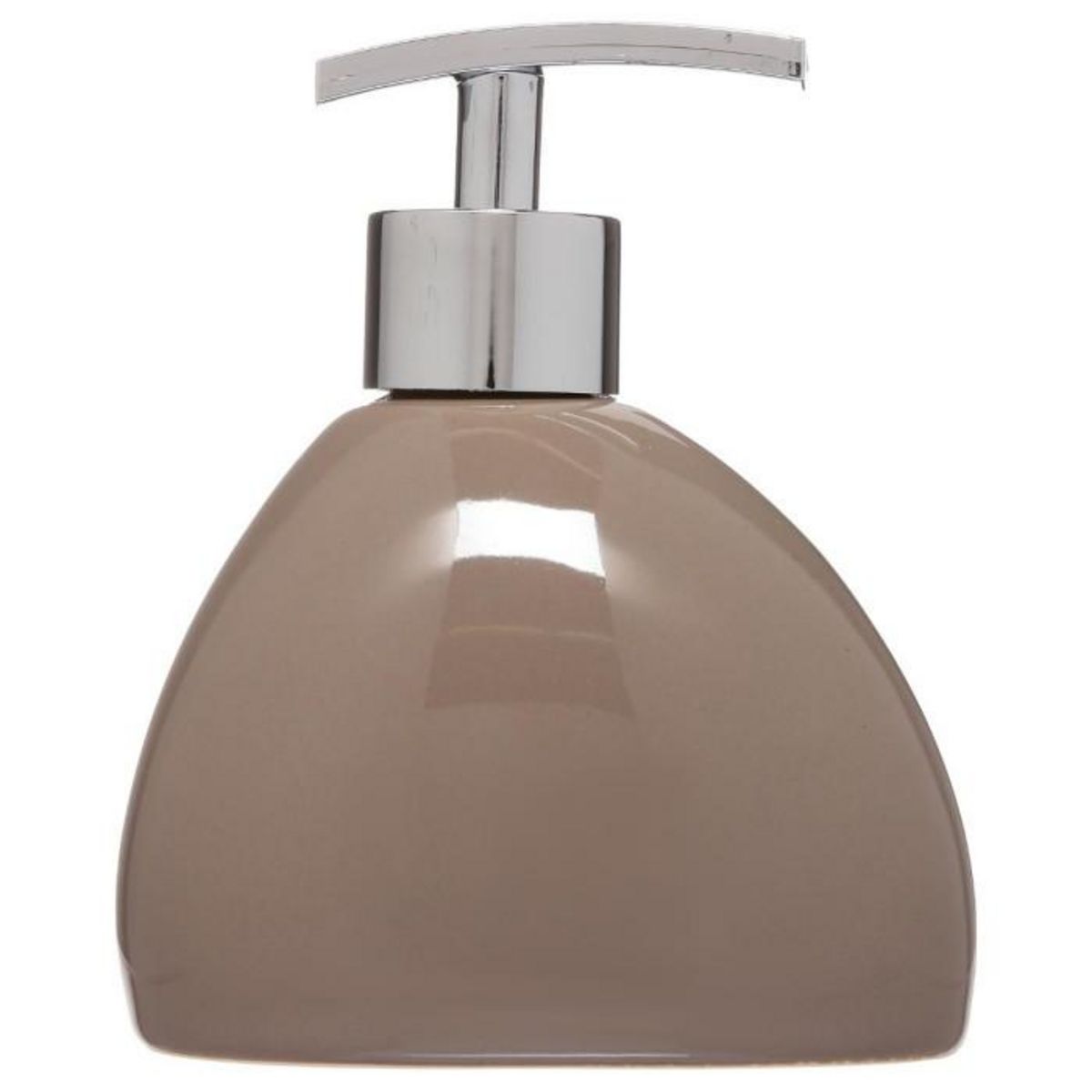 Paris Prix Distributeur de Savon  Galet  14cm Taupe