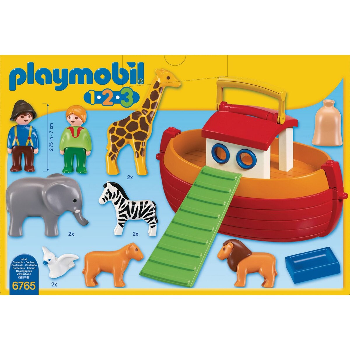 PLAYMOBIL 6765 - 1.2.3 - Arche de Noé Transportable
