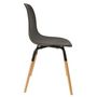 Voir la diapositive 4 : Paris Prix Lot de 4 Chaises Scandinaves  Phénix  81cm Noir