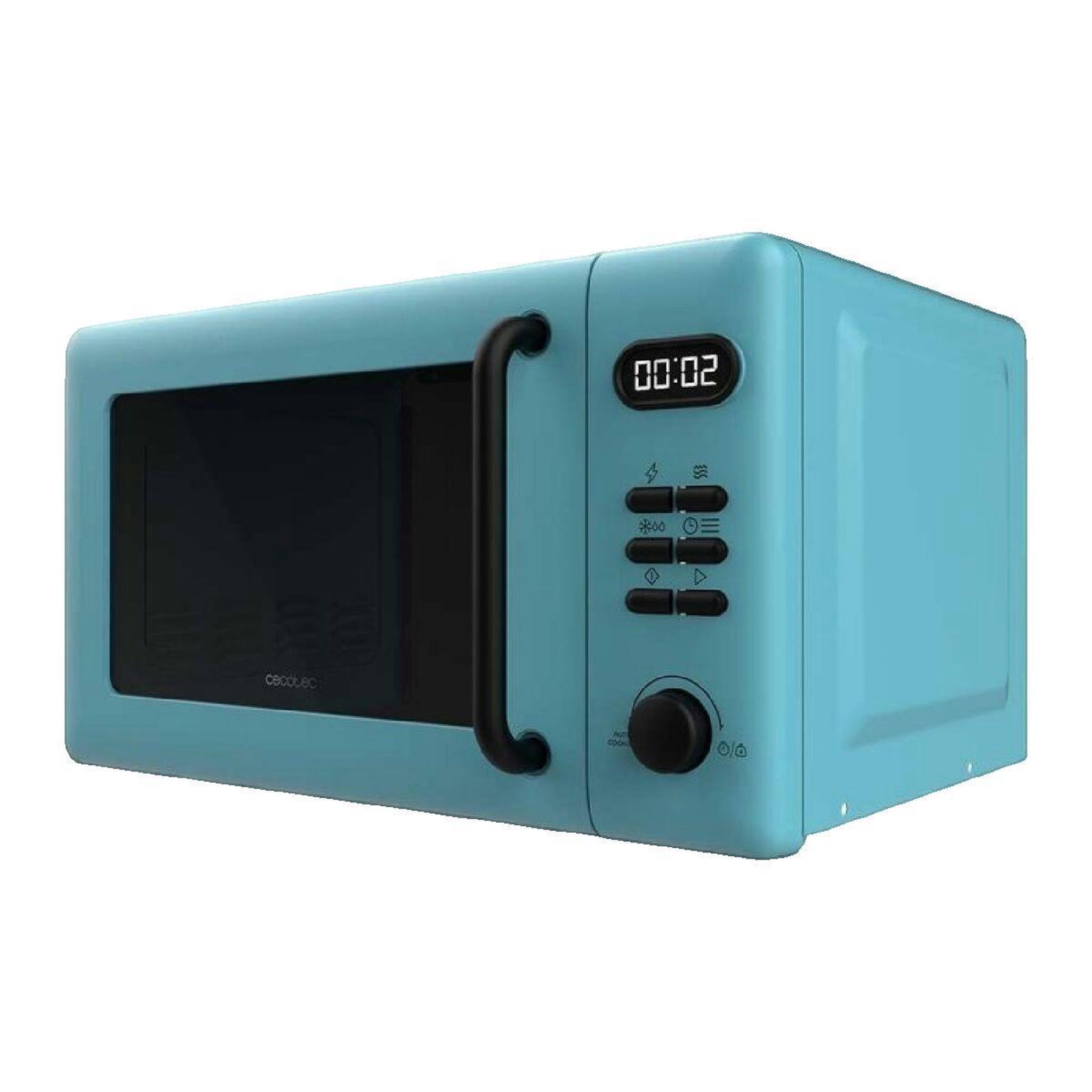 Voir la diapositive 2 : CECOTEC Micro-ondes Cecotec Micro-ondes élégant bleu