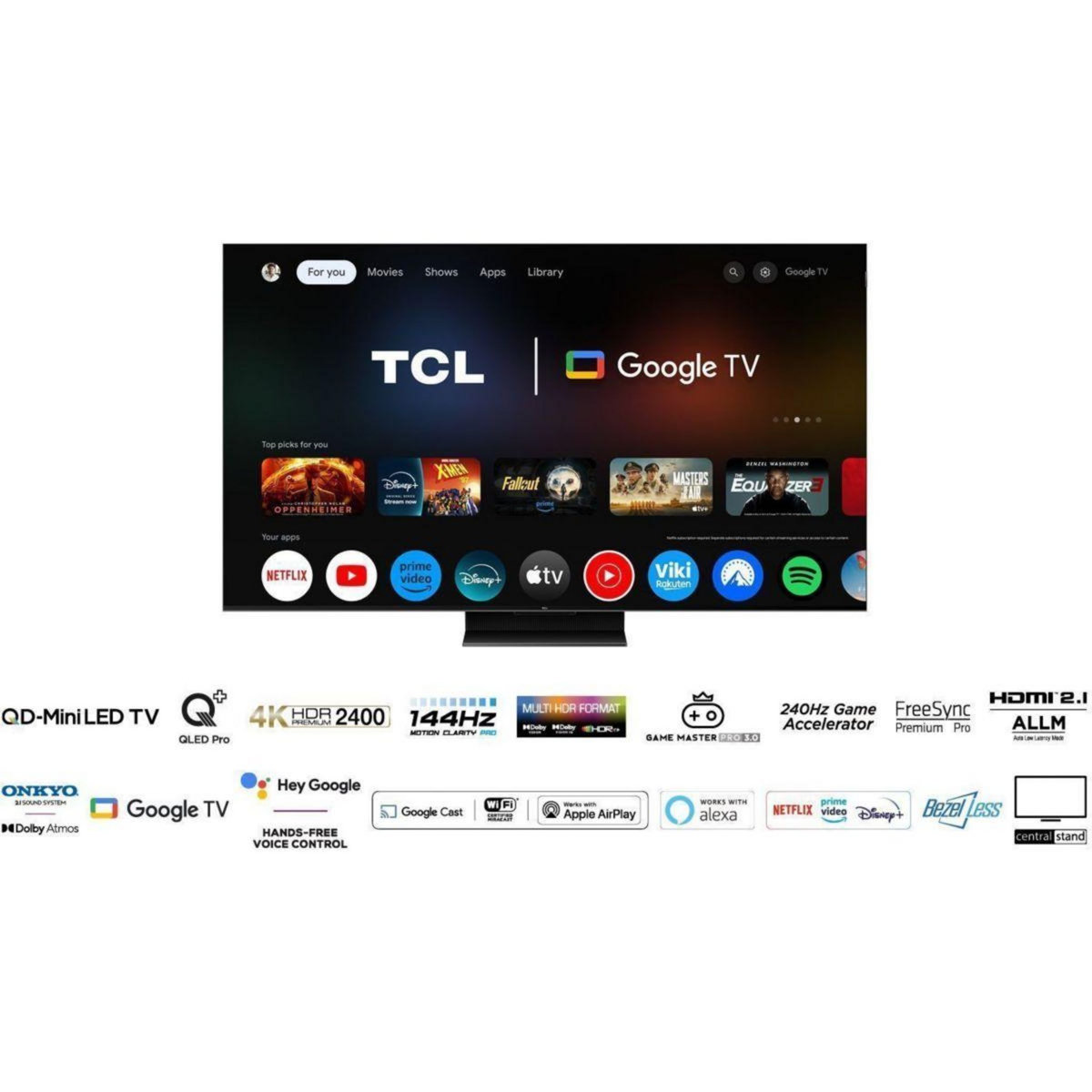 TCL TV QLED MiniLED 65MQLED85 2024