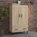 VIDAXL Buffet haut Chene sonoma 70x31x115 cm Bois d'ingenierie