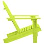 Voir la diapositive 3 : VIDAXL Chaise de jardin Adirondack bois de sapin massif vert