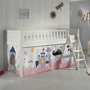 Voir la diapositive 5 : Paris Prix Lit Enfant Tente  Scott Princesse Sophie  90x200cm Blanc