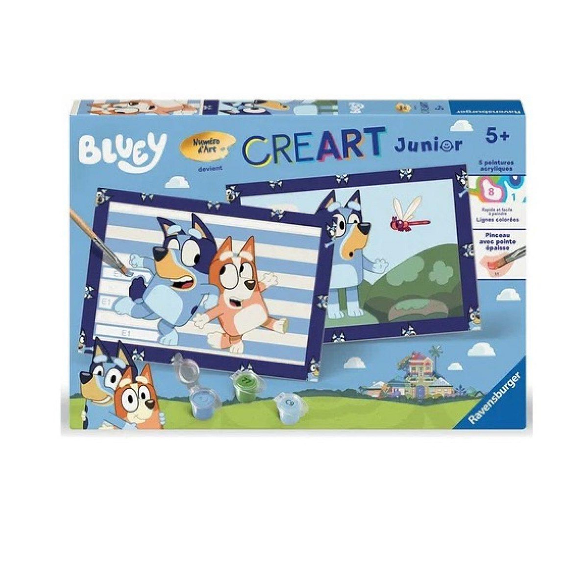 RAVENSBURGER Creaart junior - bluey