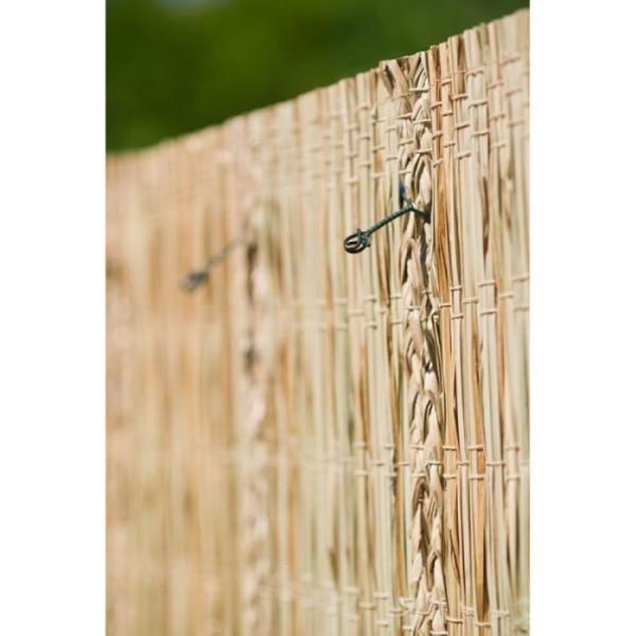Voir la diapositive 3 : NATURE NATURE Lot de 200 Liens a boucle en acier galvanisé plastifié naturellement vert - (L16 cm x Ø1,4 mm)