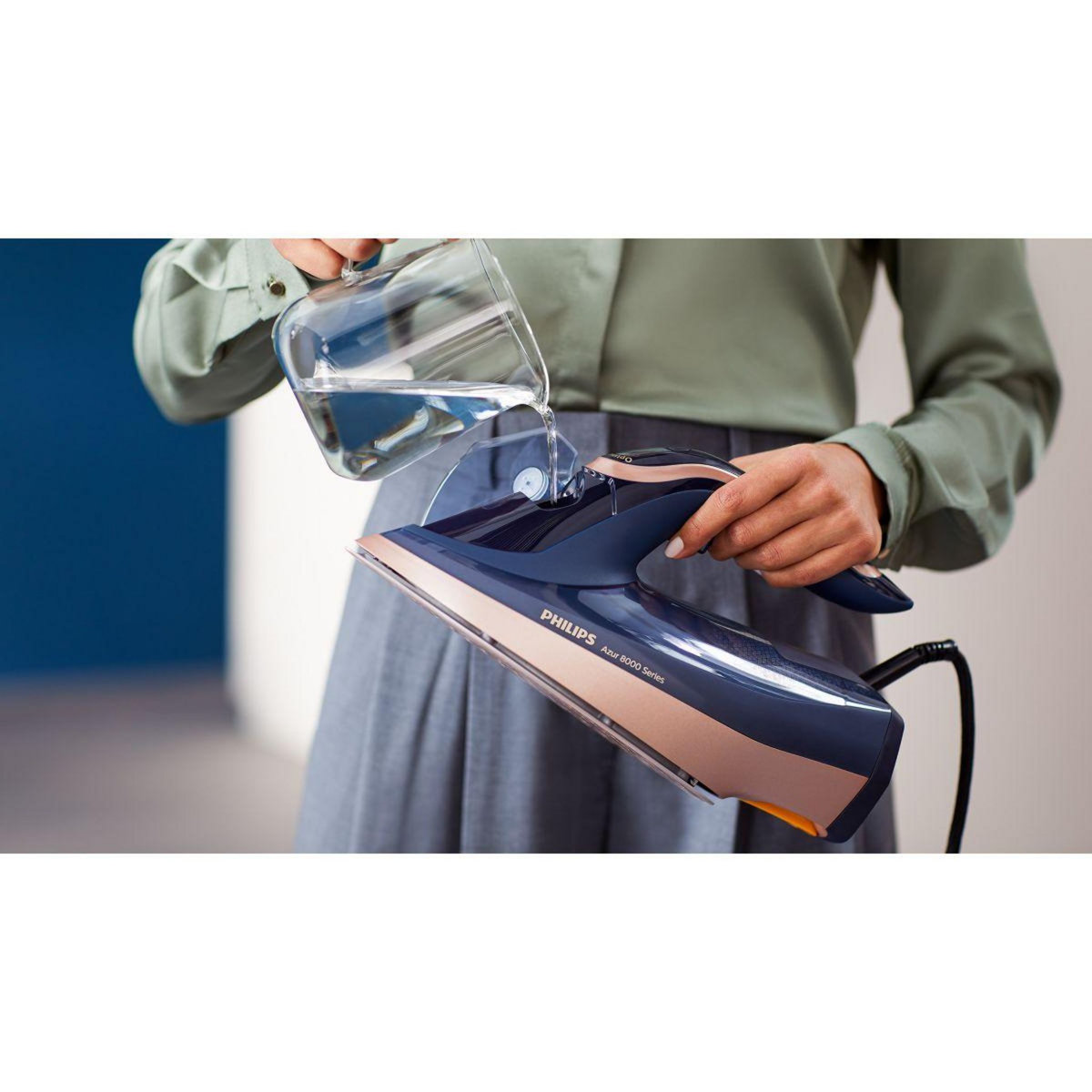 Philips Fer à repasser DST8050/20 Serie 8000 Azur