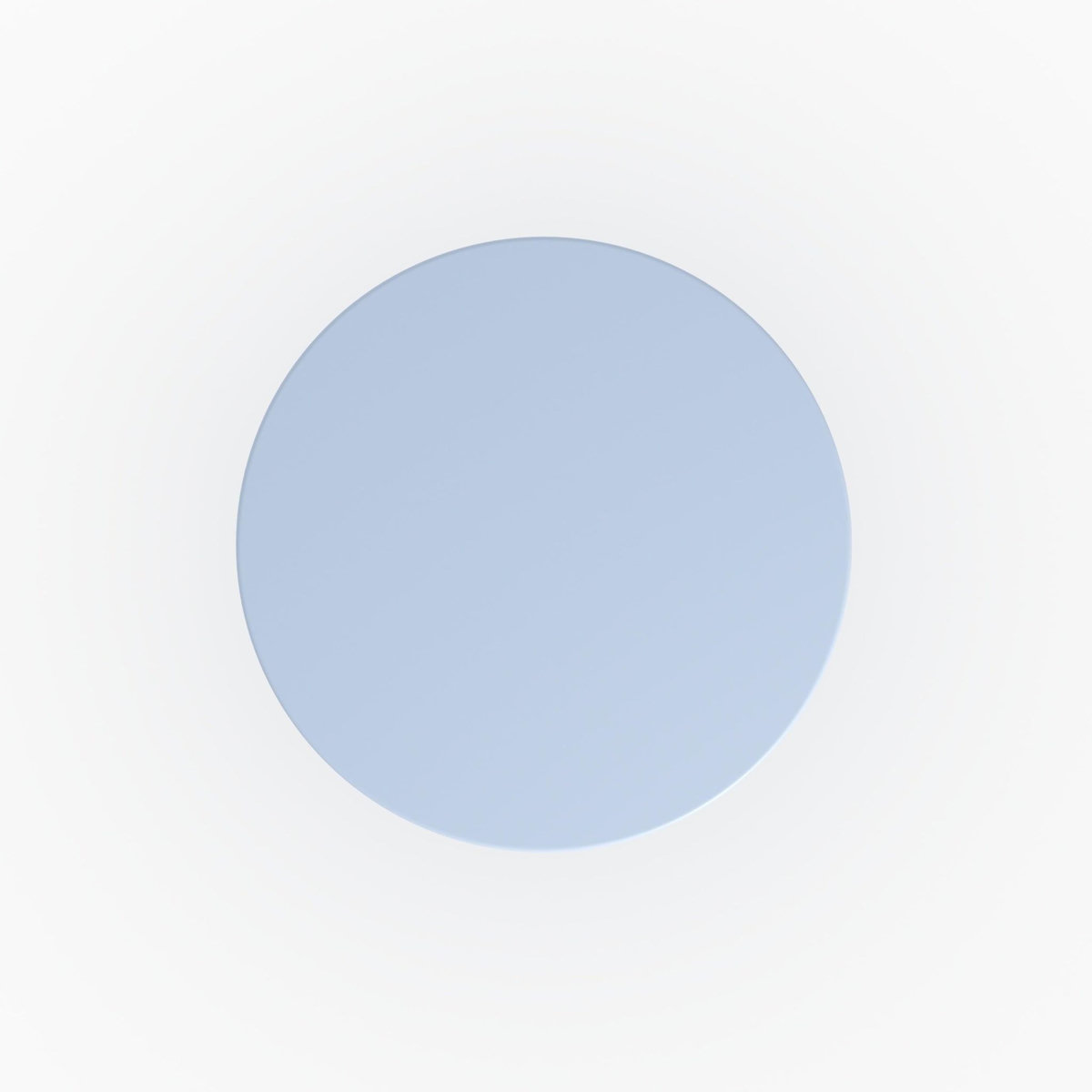 Rendez vous déco Table d'appoint de jardin en métal bleu pastel D45 cm -Azuri