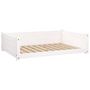 Voir la diapositive 2 : VIDAXL Lit pour chien Blanc 95,5x65,5x28 cm Bois de pin solide