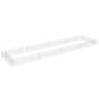 Voir la diapositive 2 : VIDAXL Lit sureleve a gabion Acier galvanise 400x100x20 cm