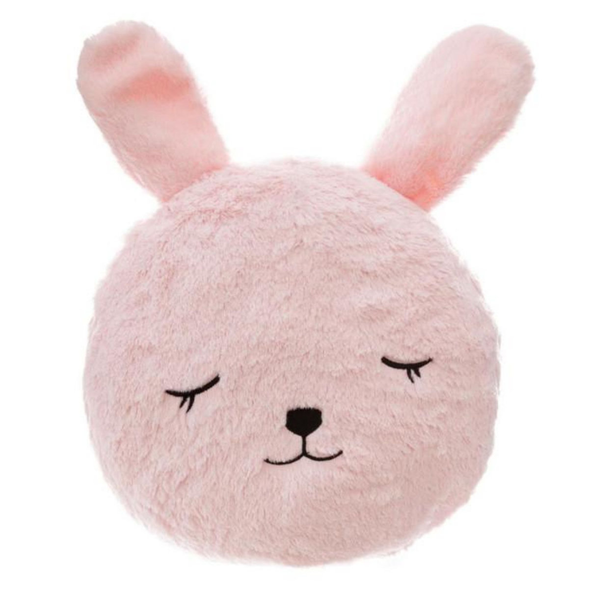 Atmosphera Kids Coussin Déco Rond Enfant  Lapin  27cm Rose
