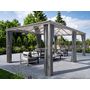 Voir la diapositive 2 : HESPERIDE Pergola Belize en aluminium et polycarbonate 6 x 3,6 m - Hespéride