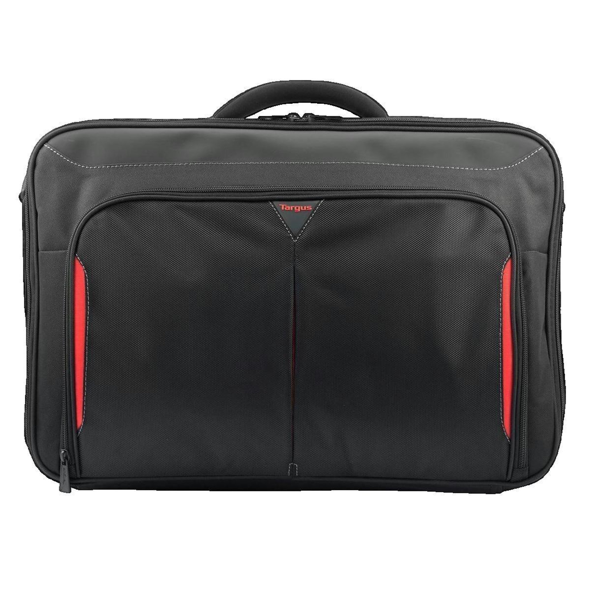 Targus Sac ordinateur Targus Classic+ Clamshell - Compatible 45,7 cm (18 ) - Noir et Rouge