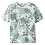 NAME IT T-Shirt Blanc/Vert Garçon Name it Valmas. Coloris disponibles : Blanc
