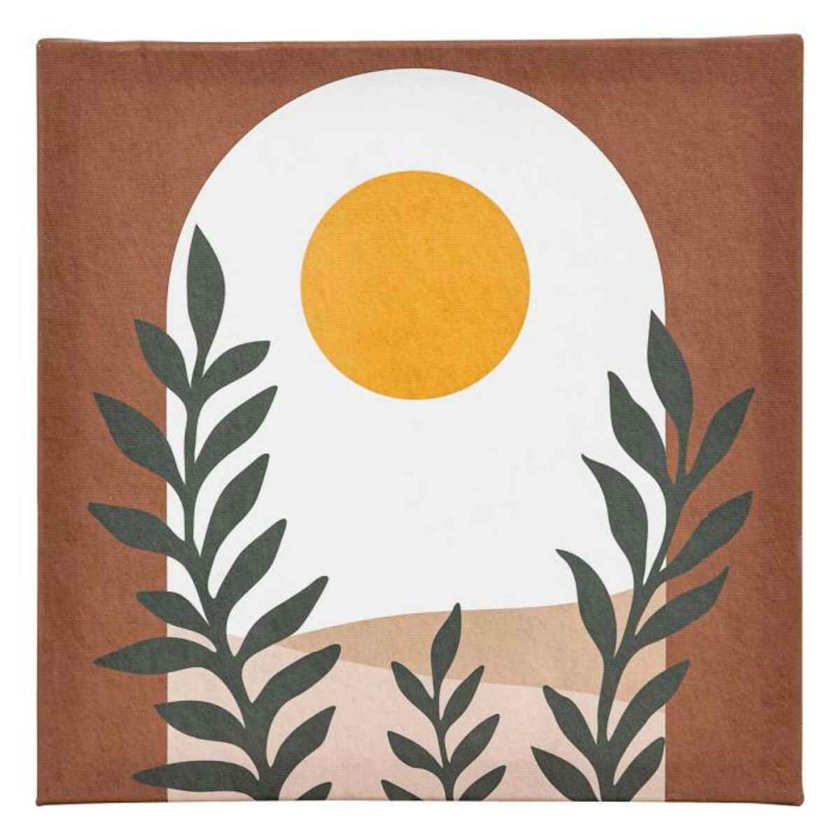 ATMOSPHERA Lot de 5 Toiles Imprimées  Cynthia  25x25cm Soleil