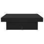 Voir la diapositive 6 : VIDAXL Table basse noir 90x90x28 cm bois d ingénierie