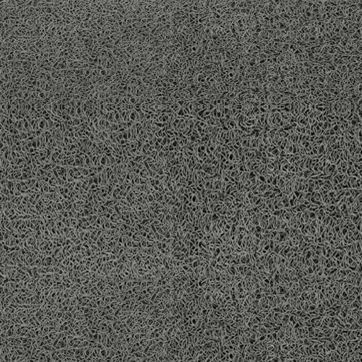 Paris Prix Tapis d'Entrée Demi-Lune  Maison  45x75cm Gris & Noir