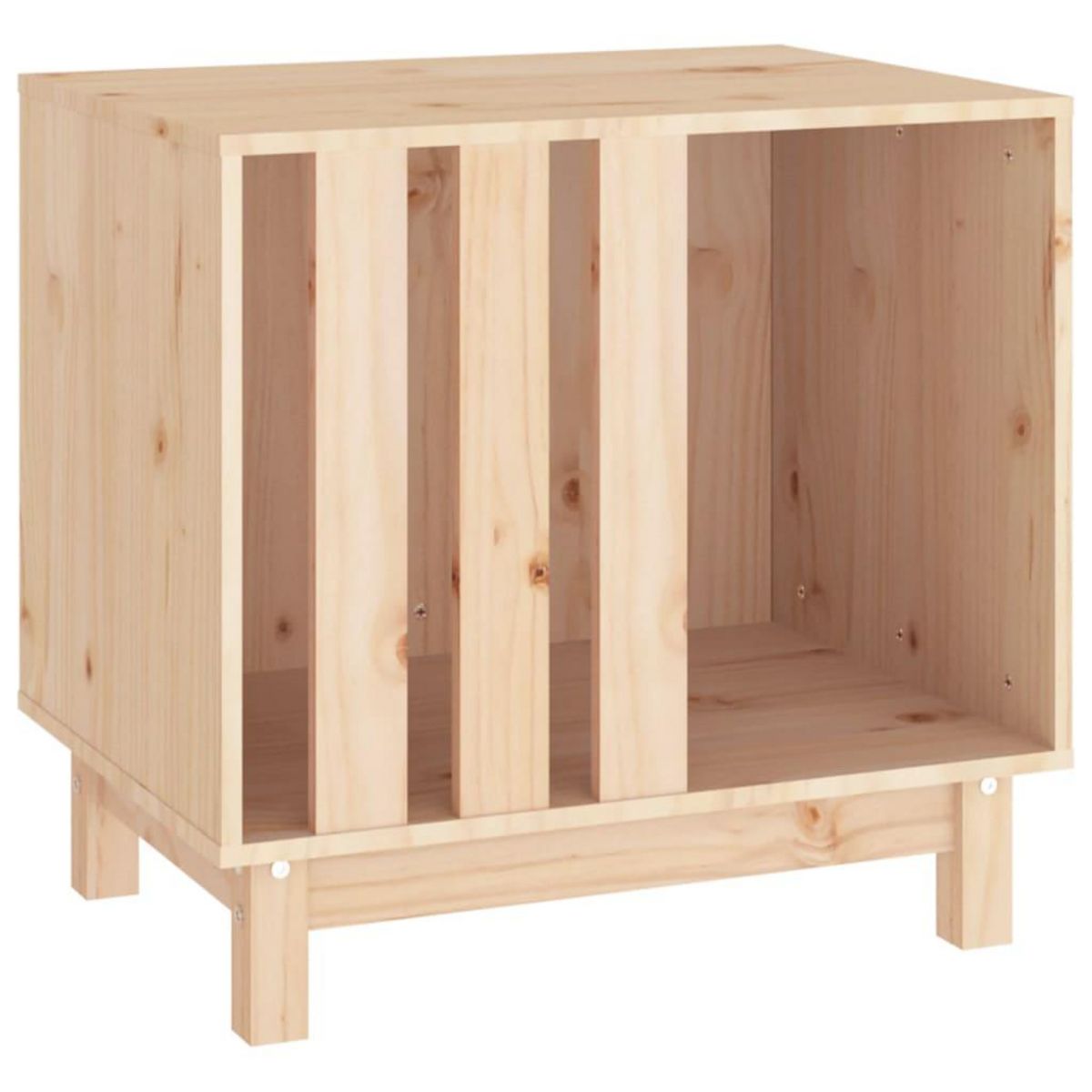 VIDAXL Niche pour chien 60x45x57 cm Bois de pin massif