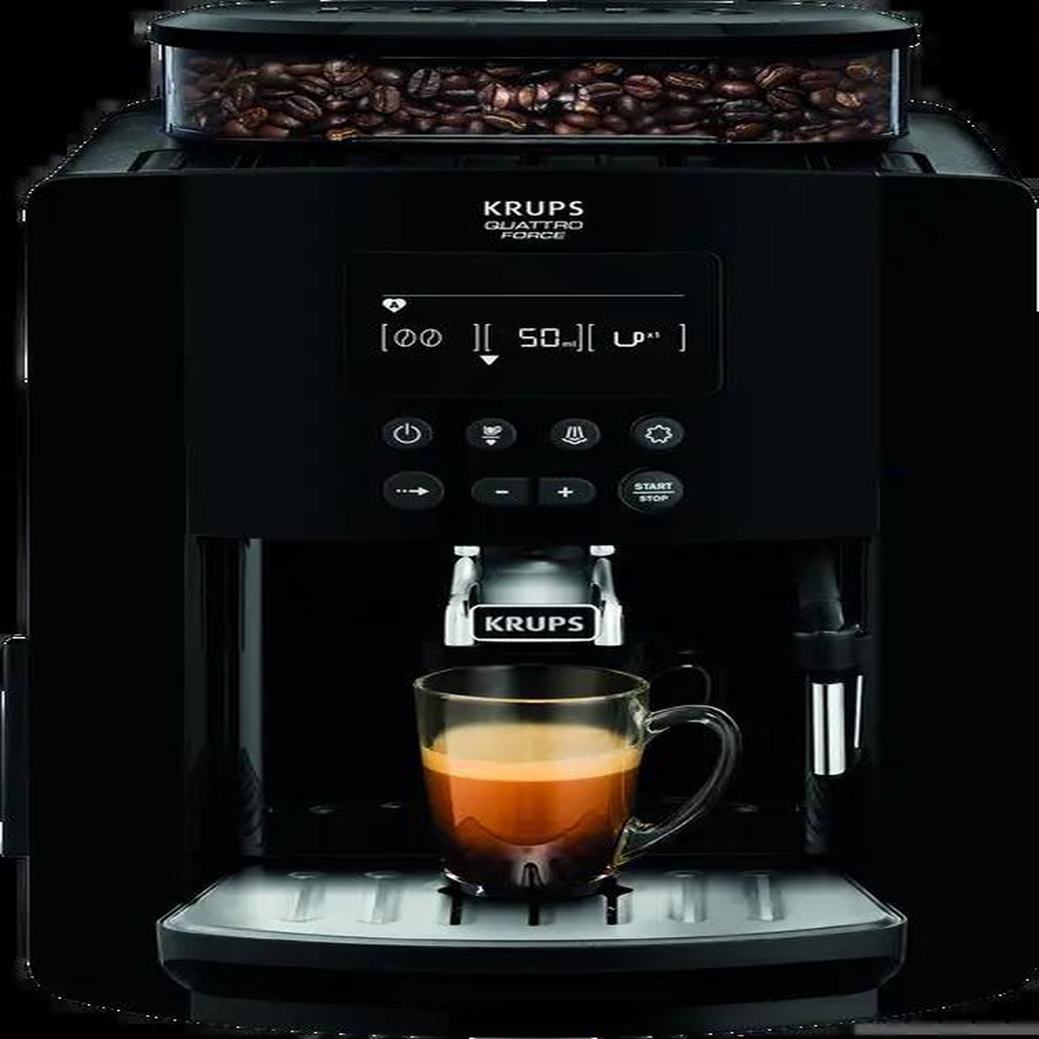 Voir la diapositive 2 : KRUPS Robot café 15 bars noir - ea817010