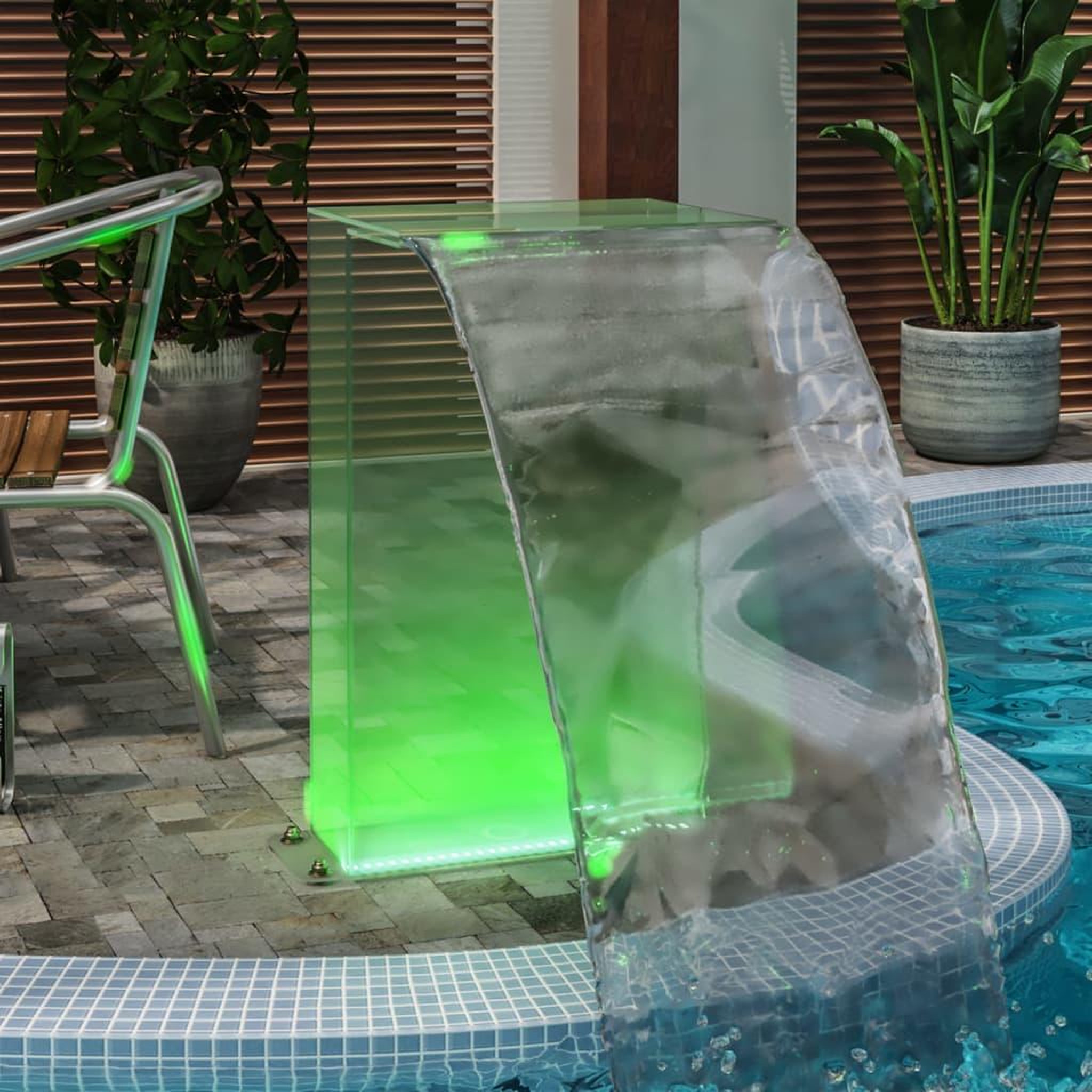 Voir la diapositive 4 : VIDAXL Fontaine de piscine avec LED RVB Acrylique 51 cm