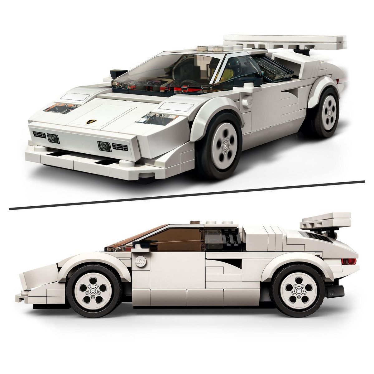 LEGO Speed Champions 76908 Lamborghini Countach, Jouet modèle de Voiture de Course Pour les Enfants de 8 Ans et Plus