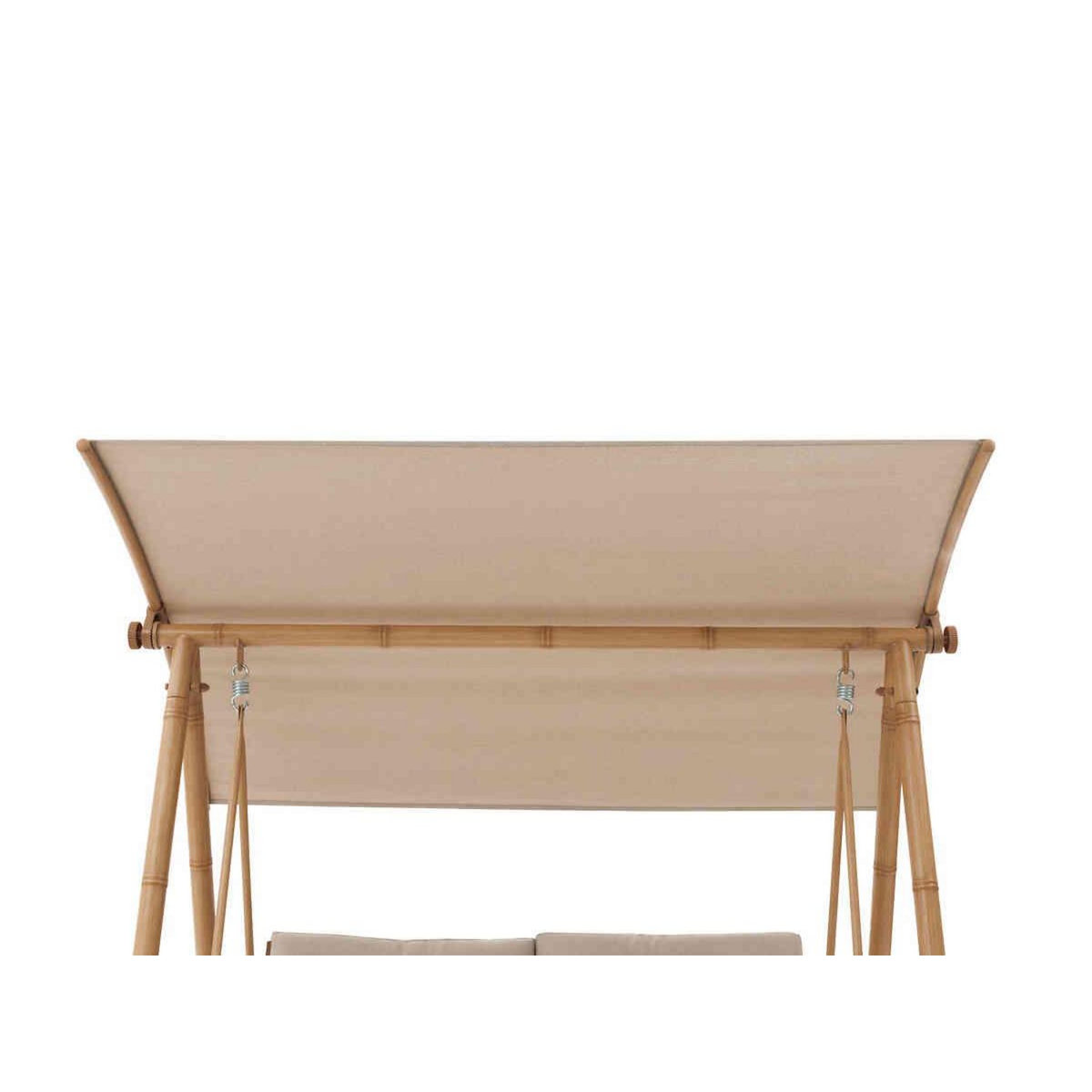 HESPERIDE Balancelle 2 places effet bambou Baroe - Hespéride