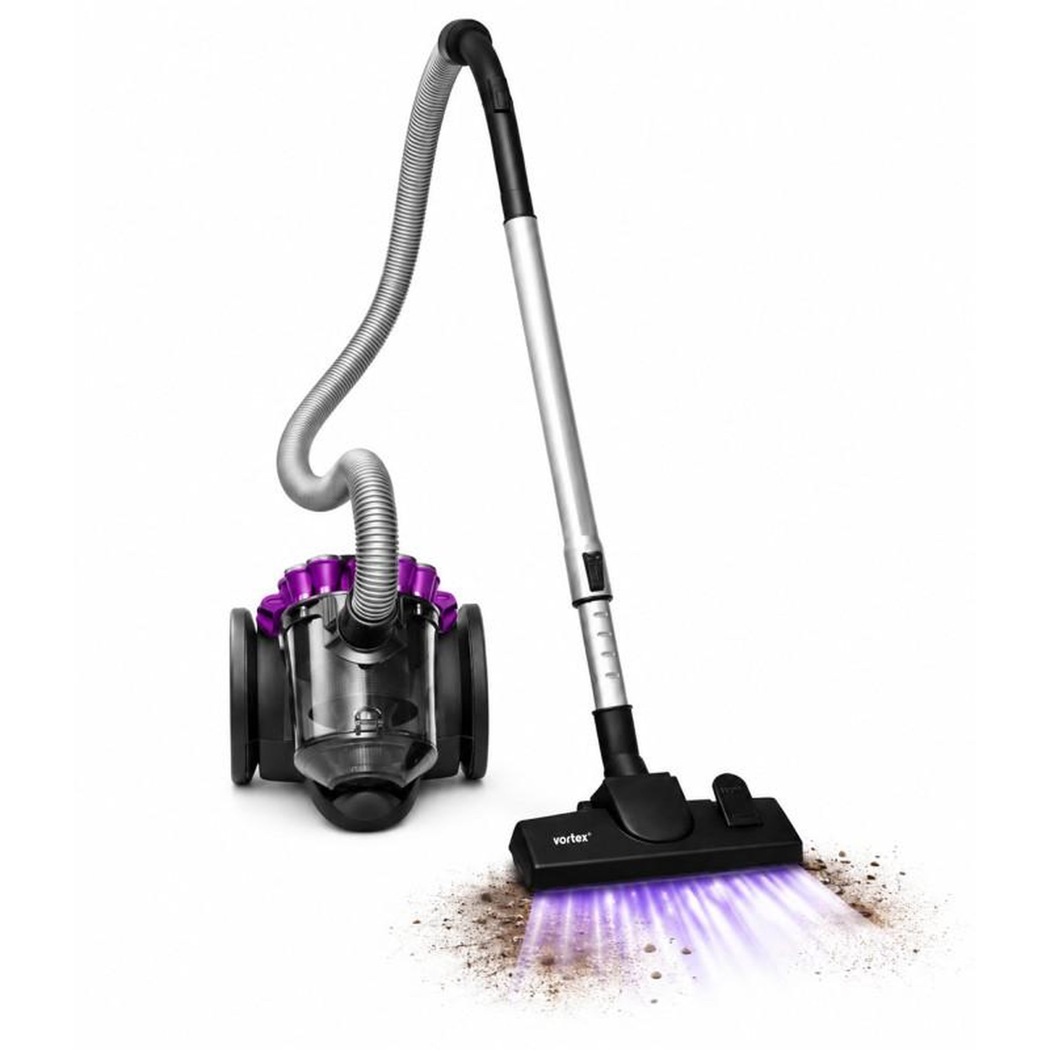 VORTEX Vortex z ii black - aspirateur traîneau 1.5l sans sac 700 w avec filtre hepa