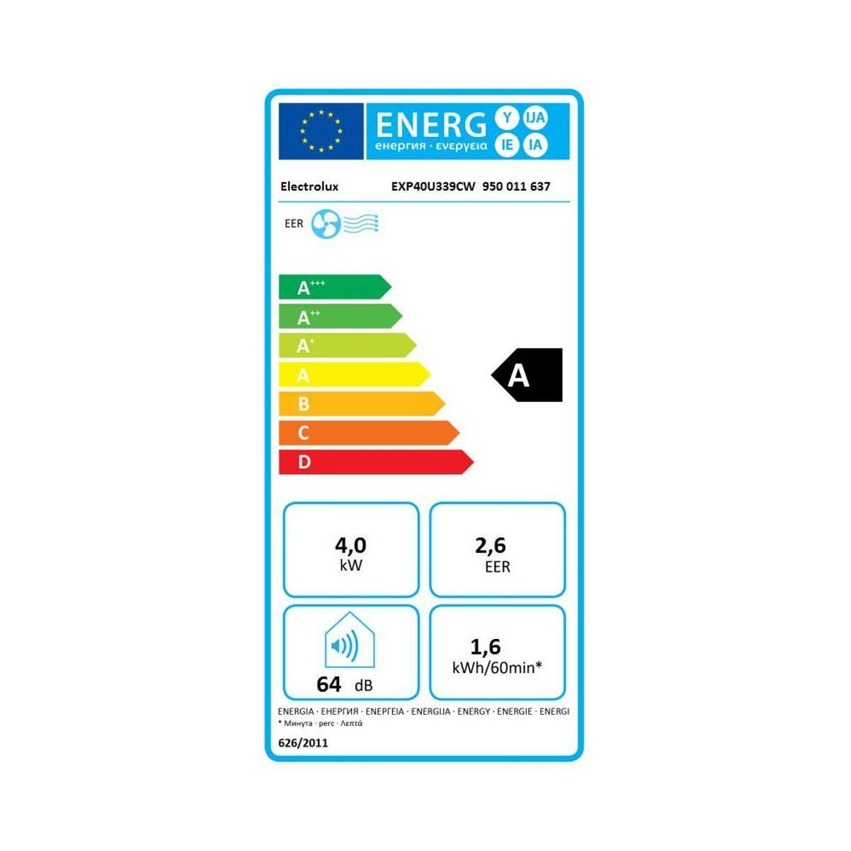 ELECTROLUX Climatiseur EXP40U339CW