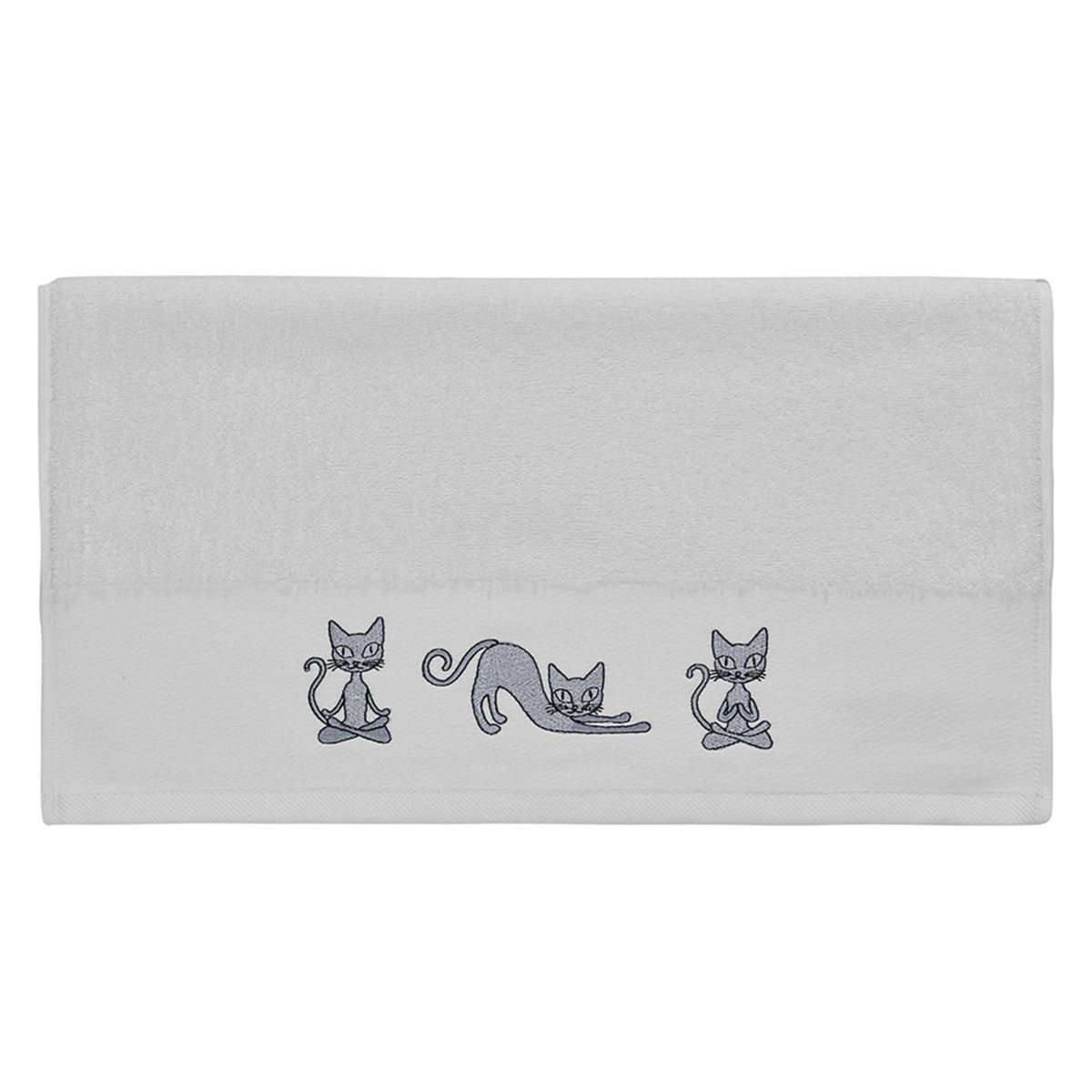 Sensei Maison Serviette de toilette YOGI CAT