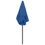 Voir la diapositive 5 : VIDAXL Parasol de plage bleu azure 180x120 cm