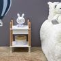 Voir la diapositive 2 : The Home Deco Factory Table de chevet pour enfant blanche