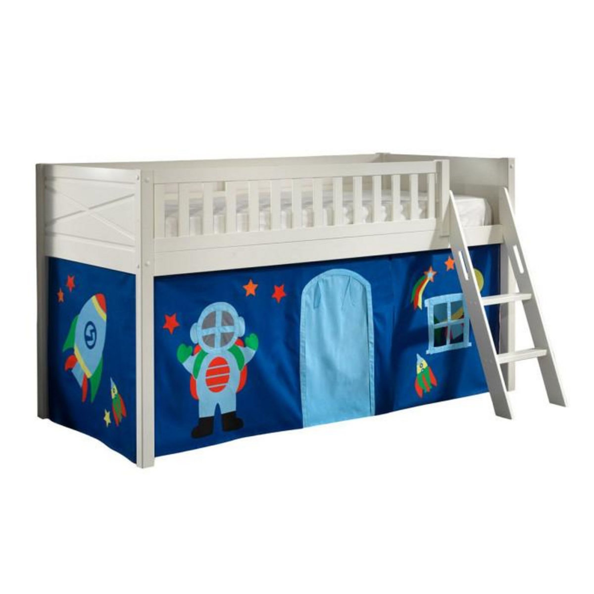 Paris Prix Lit Enfant Tente  Scott Astro  90x200cm Blanc