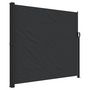 Voir la diapositive 2 : VIDAXL Auvent lateral retractable noir 180x300 cm