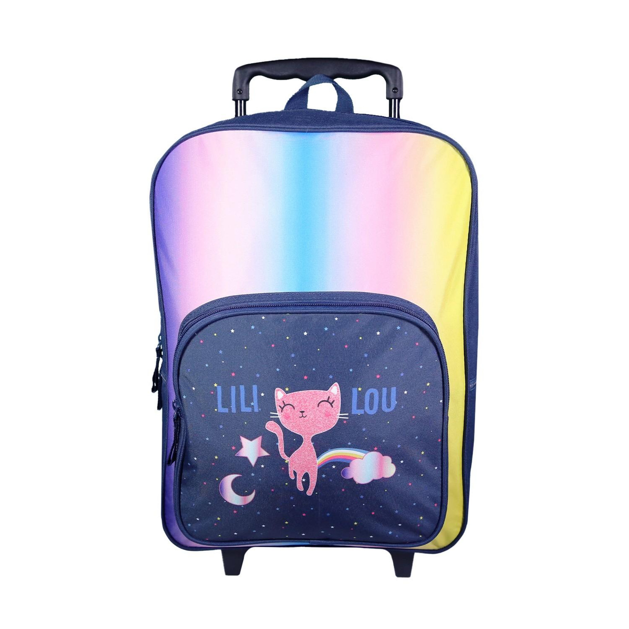 Bagtrotter BAGTROTTER Sac à dos à roulettes Lili Lou Bleu