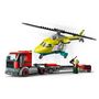Voir la diapositive 4 : LEGO City Great Vehicles 60343 - Le Transport de L&rsquo;Hélicoptère de Secours, Jouet Camion