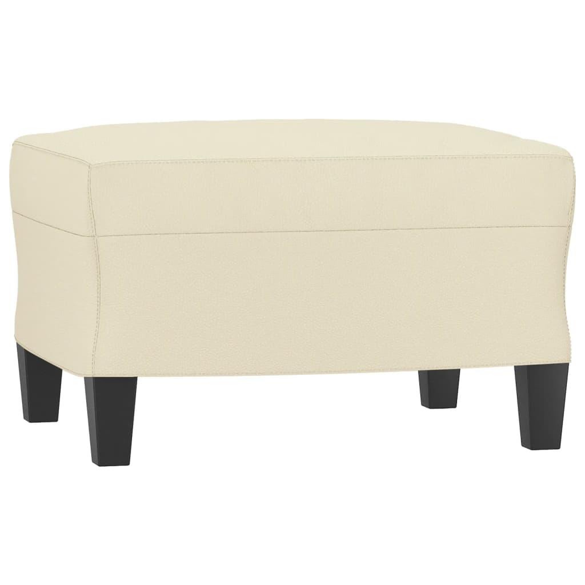 Voir la diapositive 5 : VIDAXL Ensemble de canapes 3 pcs avec coussins creme similicuir