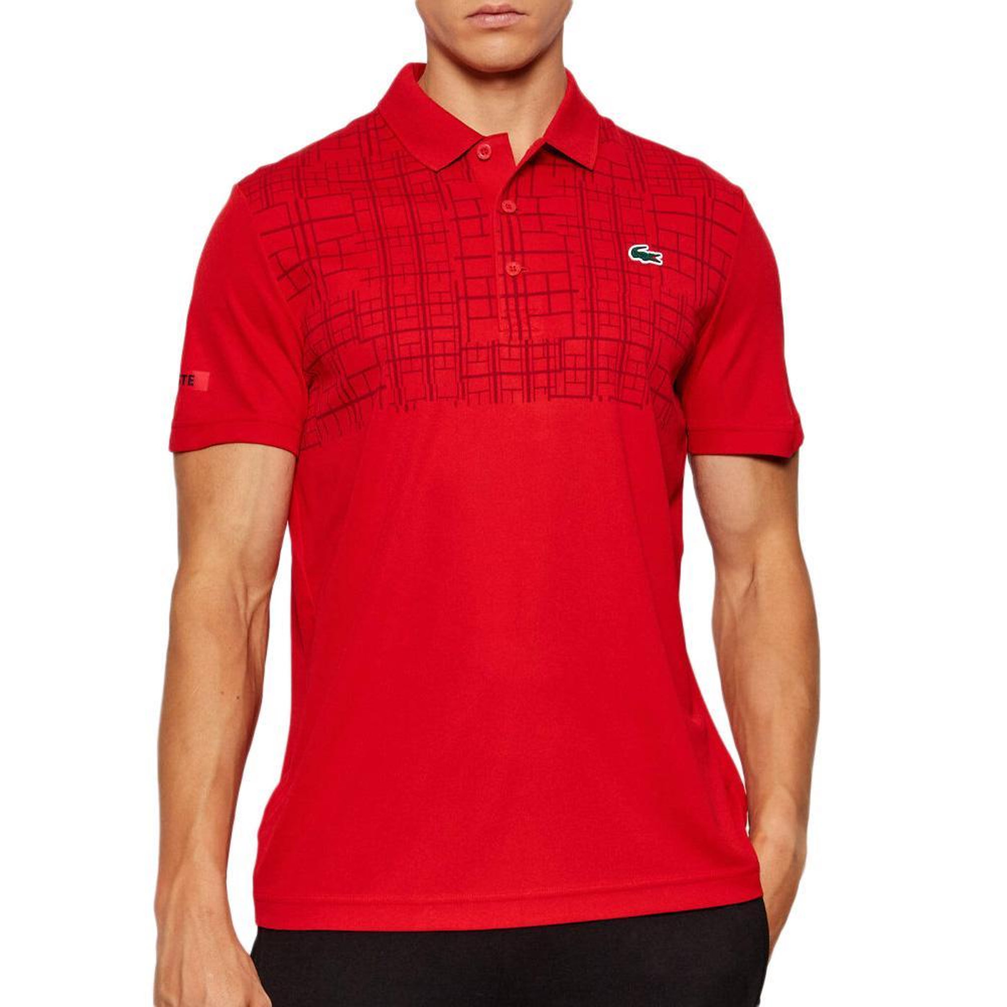 Lacoste Polo rouge homme lacoste polo lacoste x novak djokovic. Coloris disponibles : Rouge