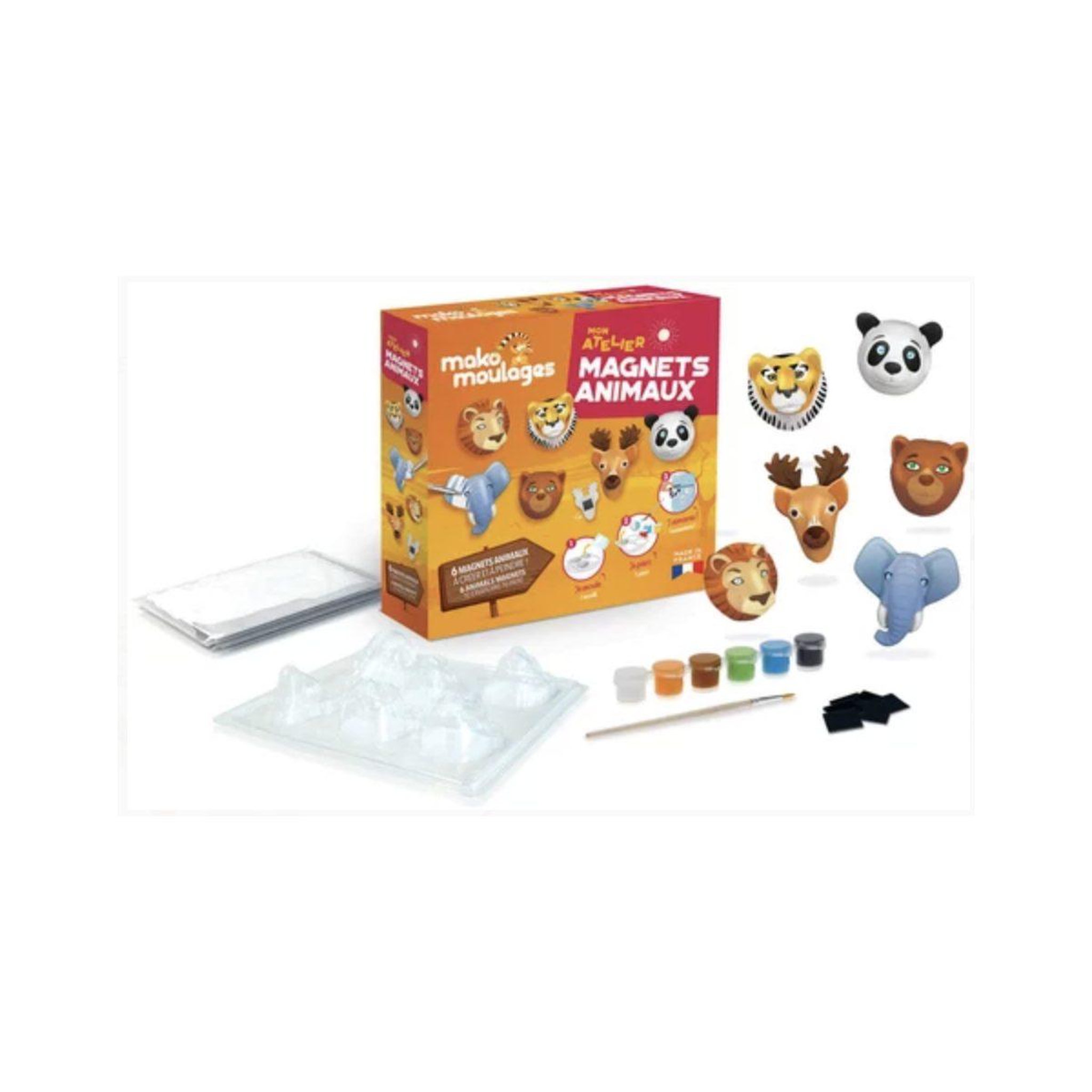 Voir la diapositive 3 : Mako Creations Mon atelier magnets animaux - mako moulages