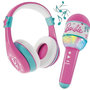 Voir la diapositive 1 : Liscianigiochi Casque et Microphone Bluetooth Barbie Lisciani Rose