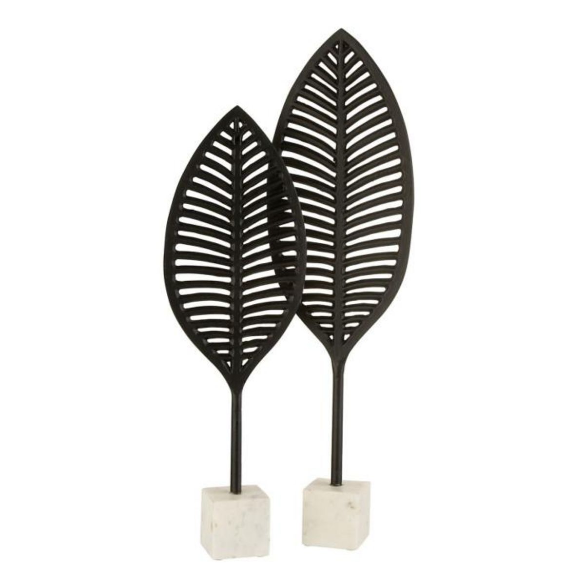 Paris Prix Feuille Fine Déco Design  Julia  71cm Noir