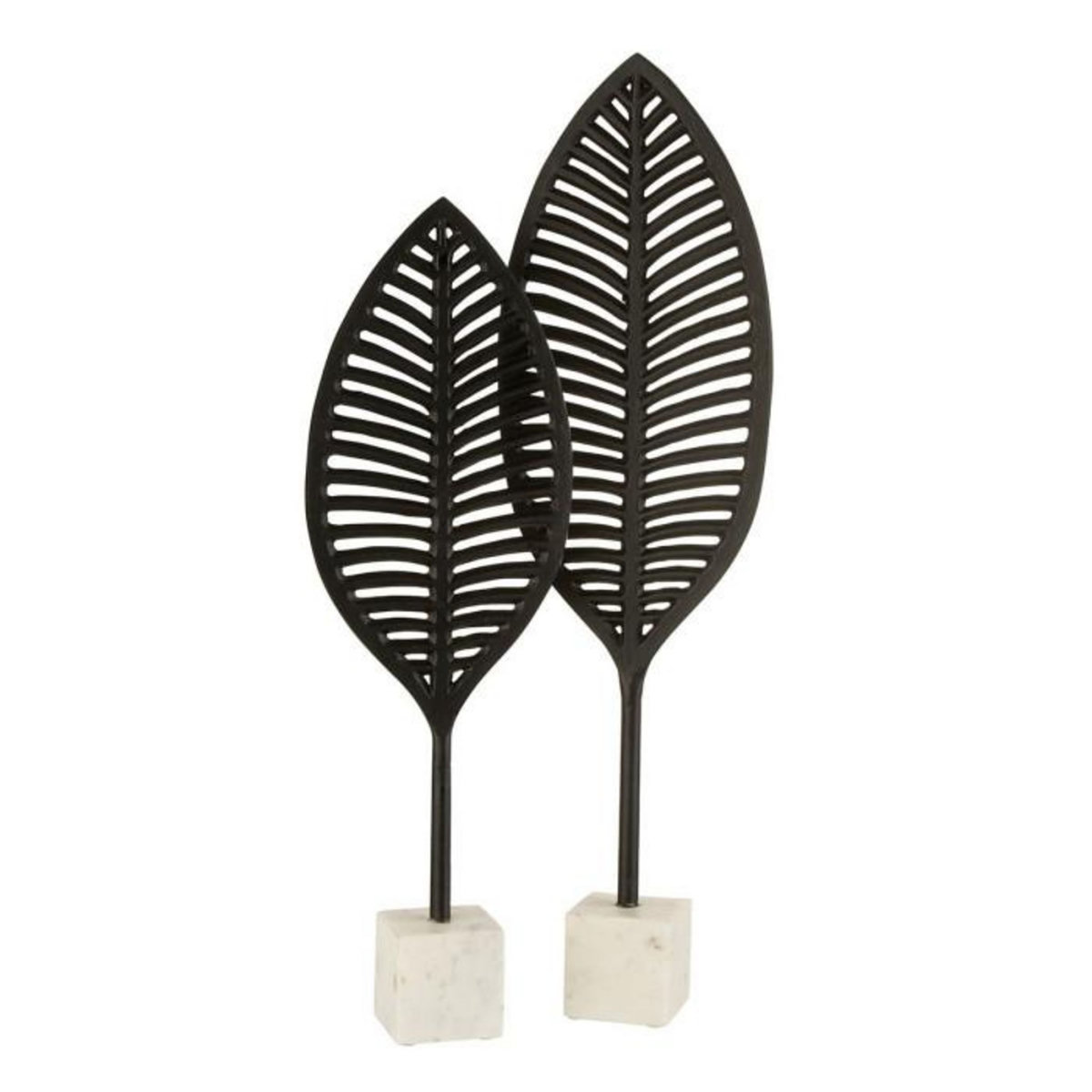 Paris Prix Feuille Fine Déco Design  Julia  71cm Noir