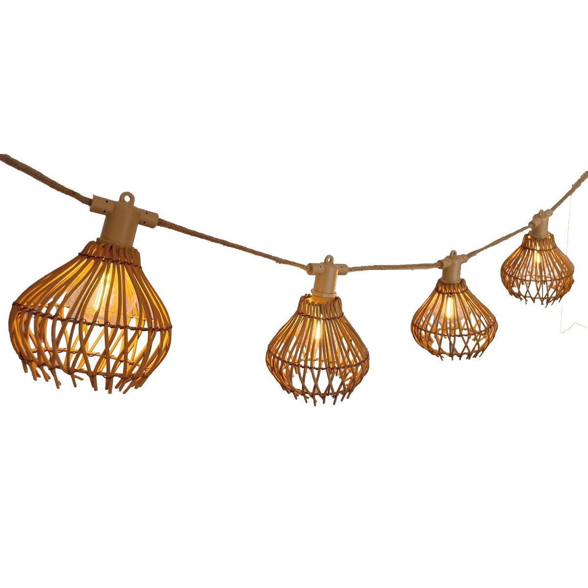 Lumisky Guirlande d'extérieur ROTILIA Beige Polyrotin