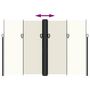 Voir la diapositive 5 : VIDAXL Auvent lateral retractable creme 220x600 cm