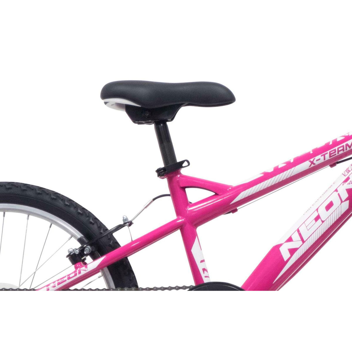 Vélo enfant - VTT 20  Fille - Cadre et fourche rigide en acier - 6 vitesses - Poignée tournante - Freins V-Brake & Jantes en aluminium