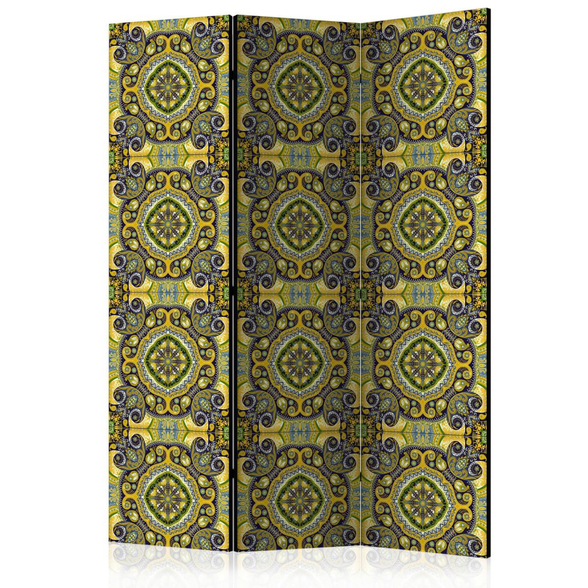 Voir la diapositive 1 : Paris Prix Paravent 3 volets  malachite mosaic  135x172cm