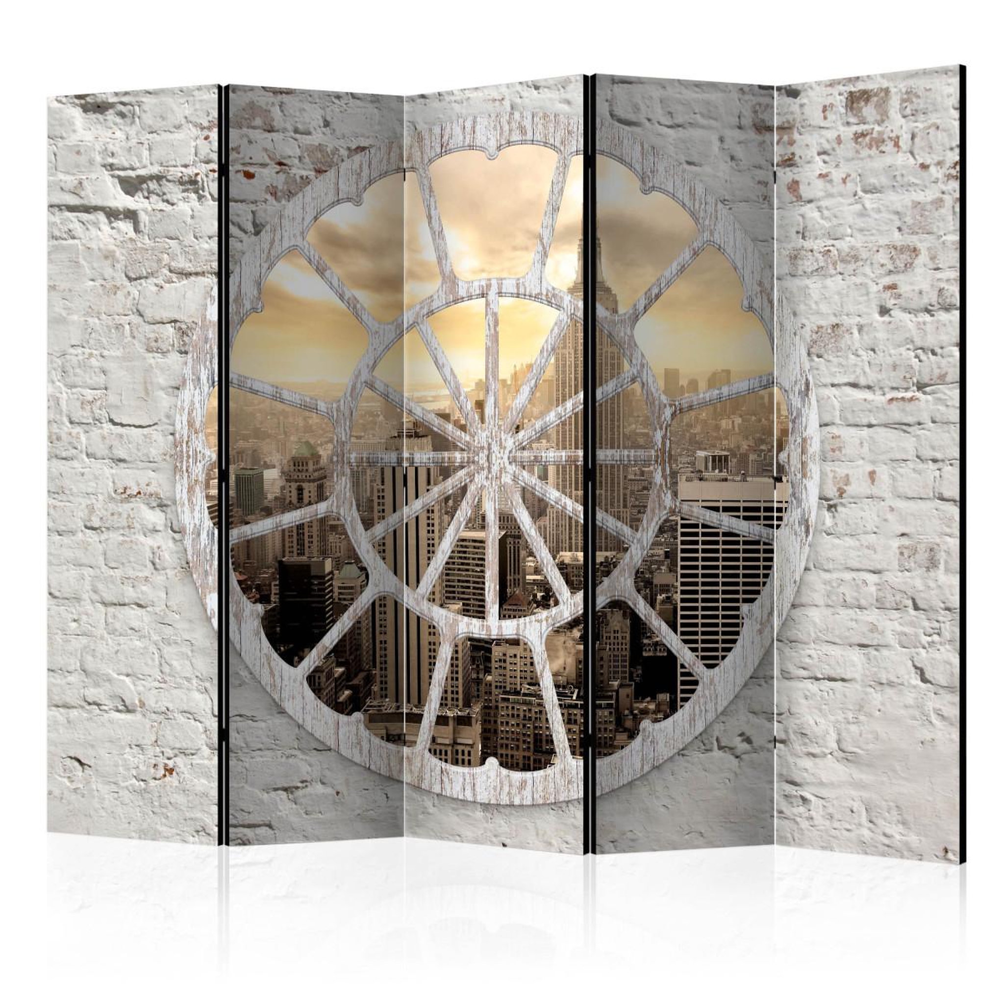 Paris Prix Paravent 5 volets  new york : a view through the window  172x225cm