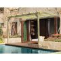 Voir la diapositive 4 : JARDIDECO Pergola adossée en bois massif Narbonne 510 x 300 cm - Maderland