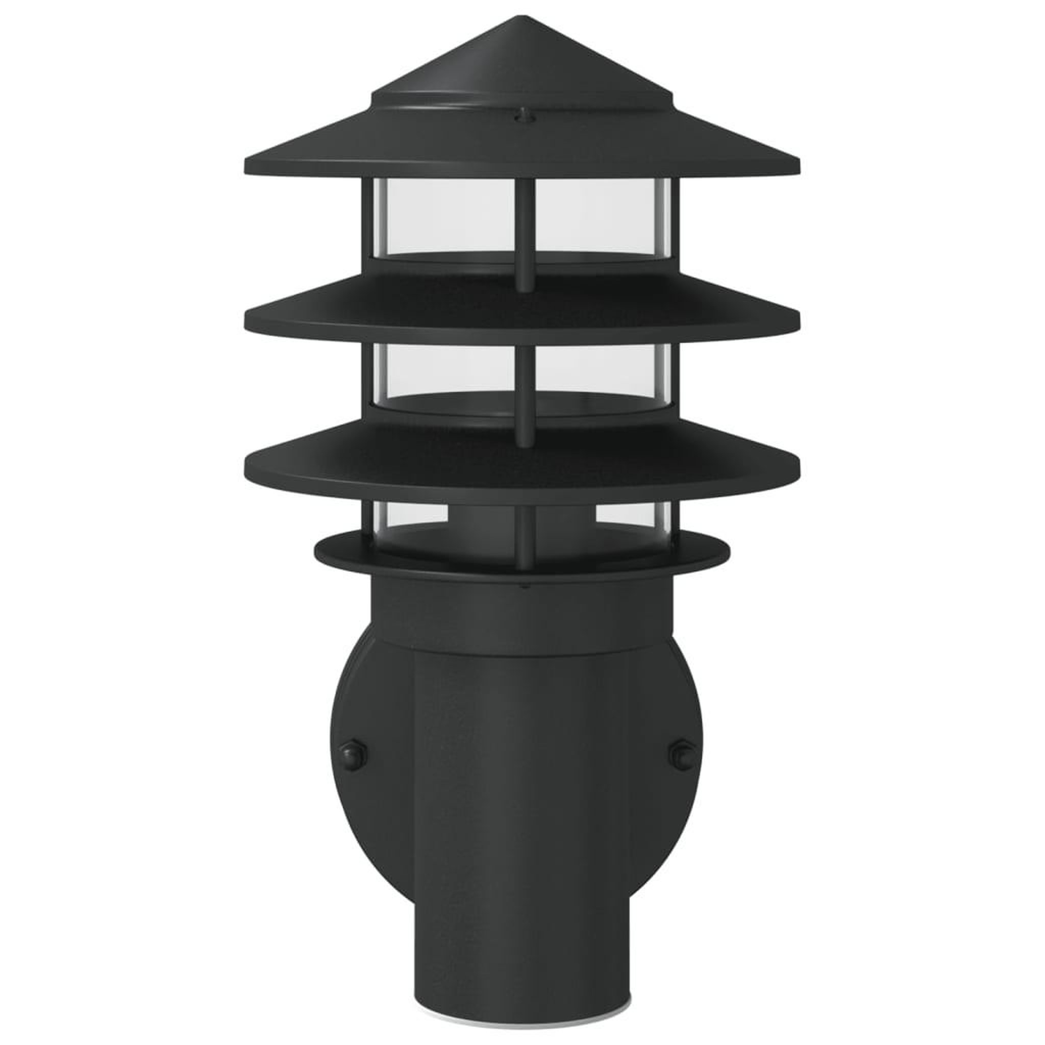 Voir la diapositive 4 : VIDAXL Applique murale d'exterieur noir acier inoxydable